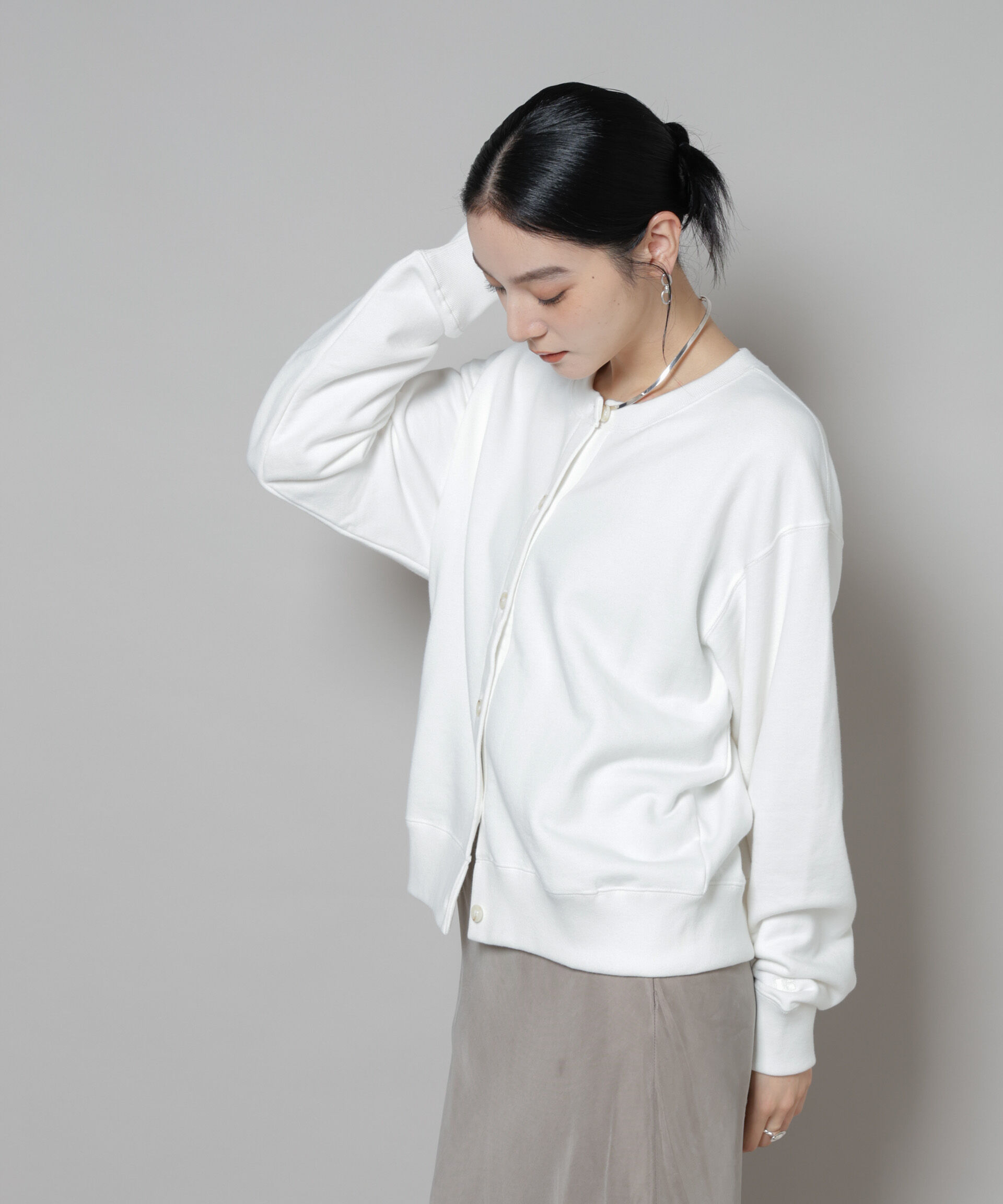 nano･universe「RUSSELL ATHLETIC/別注 Mini Logo Sweat Cardigan」|Tシャツ・カットソー|