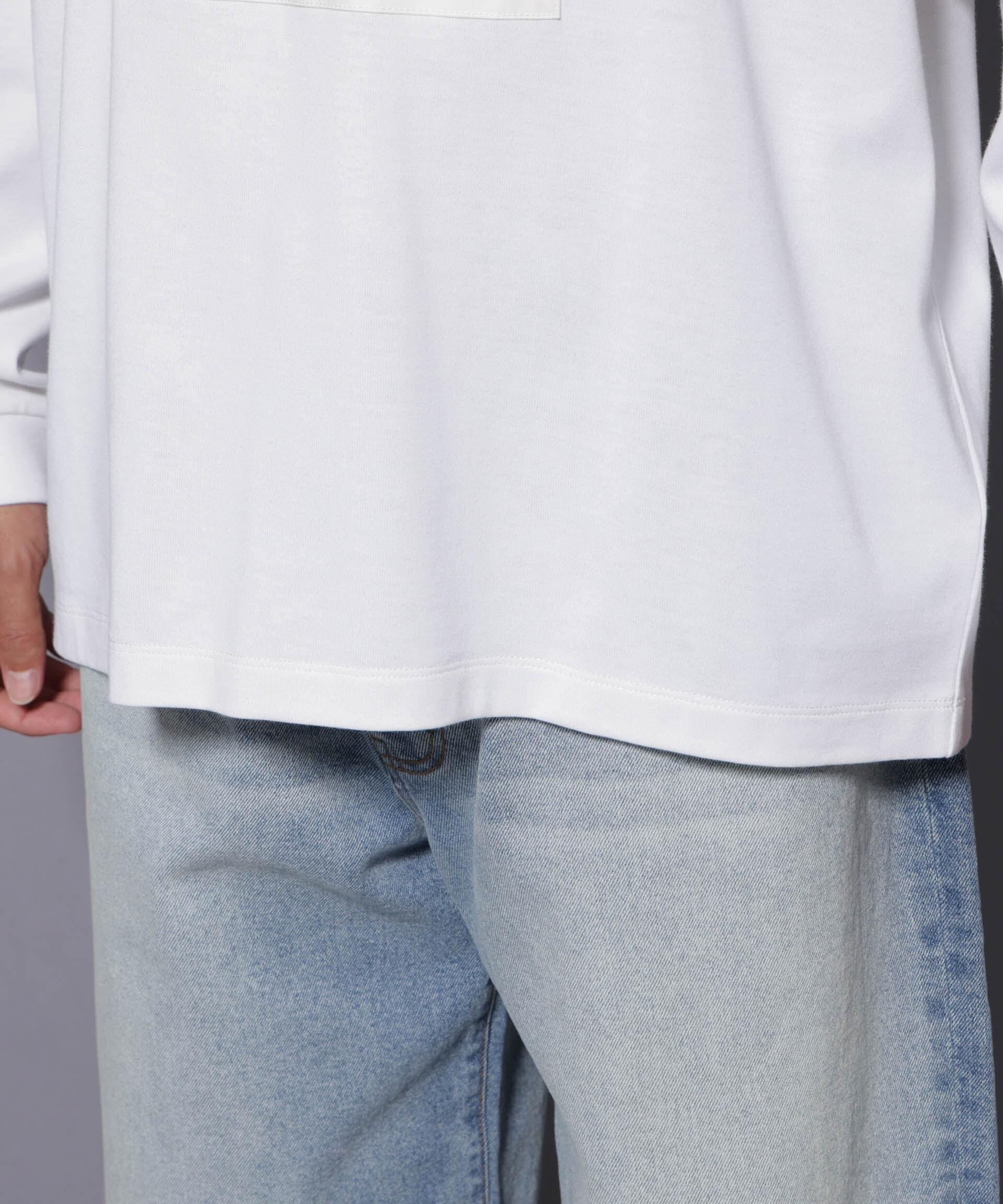 nano･universe「Anti Soaked(R)&times;SUNCHAIポートレート汗染み防止 Ｔシャツ長袖」|Tシャツ・カットソー|