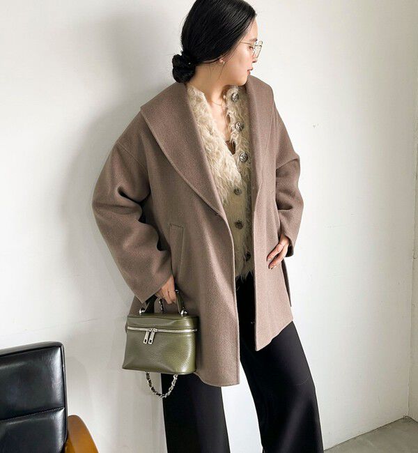NakkyNeko様【軽くて温かい】【人気定番商品】リバーショールコート リバーショールコート（NOLLEY'S sophi）｜ルミネのファッション通販