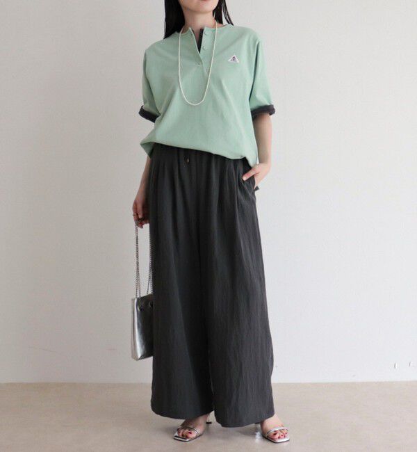 fredy emue「【GEVACO/ゲバコ】別注レディースヘンリーネックTシャツ」|Tシャツ・カットソー|