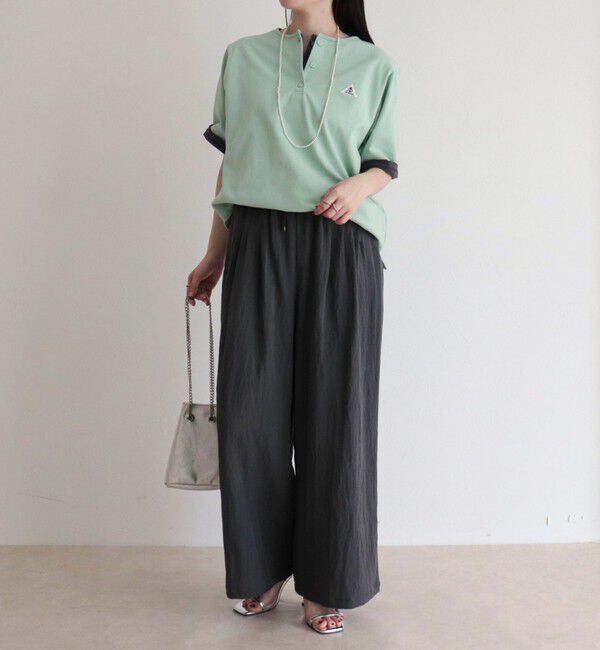 fredy emue「【GEVACO/ゲバコ】別注レディースヘンリーネックTシャツ」|Tシャツ・カットソー|