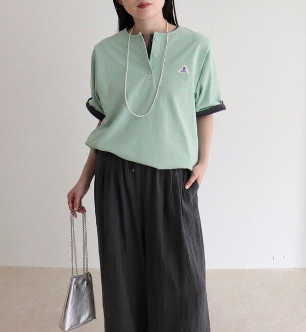 fredy emue「【GEVACO/ゲバコ】別注レディースヘンリーネックTシャツ」|Tシャツ・カットソー|