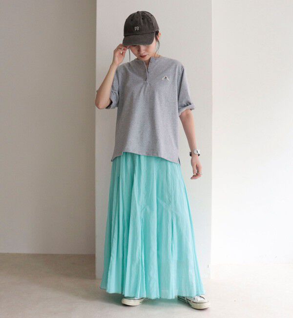 fredy emue「【GEVACO/ゲバコ】別注レディースヘンリーネックTシャツ」|Tシャツ・カットソー|