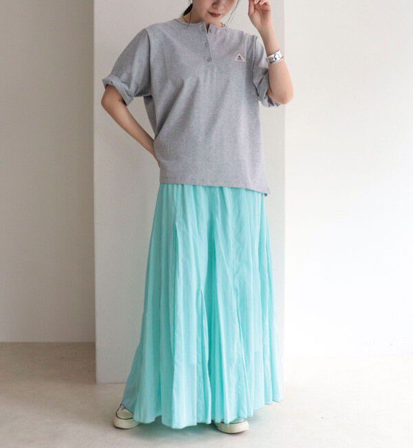 fredy emue「【GEVACO/ゲバコ】別注レディースヘンリーネックTシャツ」|Tシャツ・カットソー|