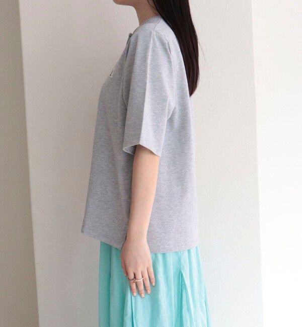 fredy emue「【GEVACO/ゲバコ】別注レディースヘンリーネックTシャツ」|Tシャツ・カットソー|