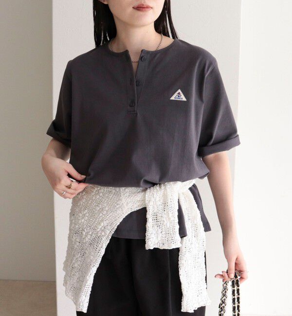 fredy emue「【GEVACO/ゲバコ】別注レディースヘンリーネックTシャツ」|Tシャツ・カットソー|