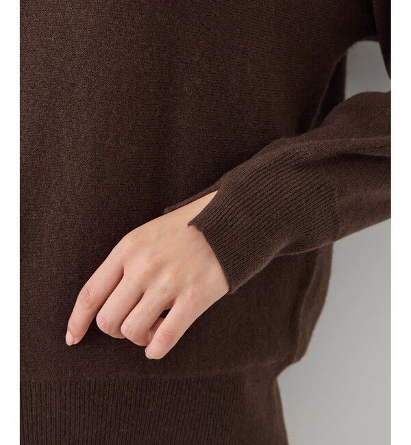 ROPE「【J'aDoRe・一部店舗限定サイズ】カシミヤ100% ボートネックドルマンスリーブニット」|ニット・セーター|