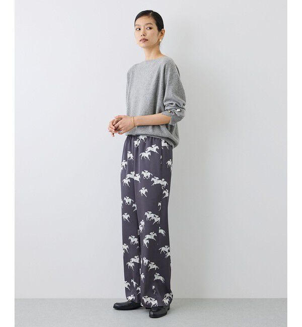 ROPE「【J'aDoRe・一部店舗限定サイズ】カシミヤ100% ボートネックドルマンスリーブニット」|ニット・セーター|