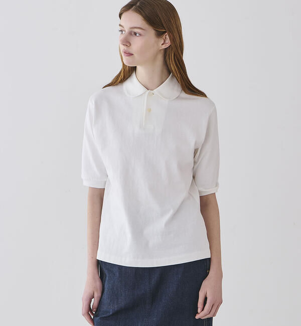  「ANATOMICA | ラウンドカラー ポロシャツ WOMEN」|ポロシャツ|