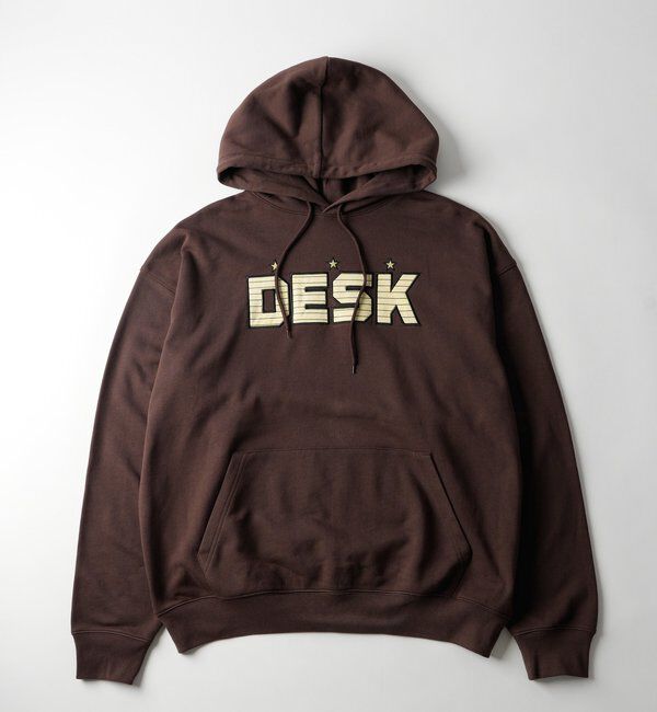  「【OFFICE SERVICES】DESK MEMOフーディー」|パーカー|ブラウン