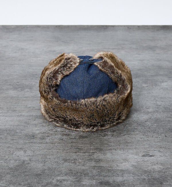 ABAHOUSE「【RUBEN/ルーベン】DENIM FLYGHT CAP/デニムフライトキャップ」|その他|
