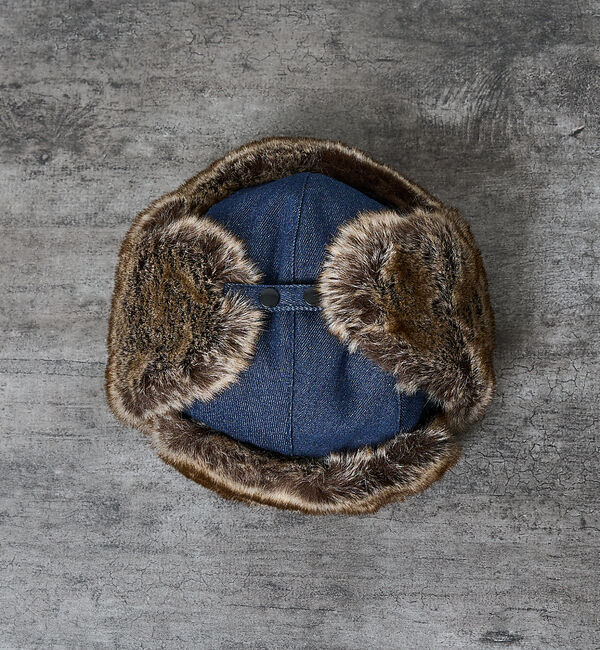 ABAHOUSE「【RUBEN/ルーベン】DENIM FLYGHT CAP/デニムフライトキャップ」|その他|