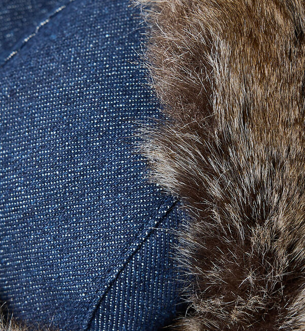ABAHOUSE「【RUBEN/ルーベン】DENIM FLYGHT CAP/デニムフライトキャップ」|その他|
