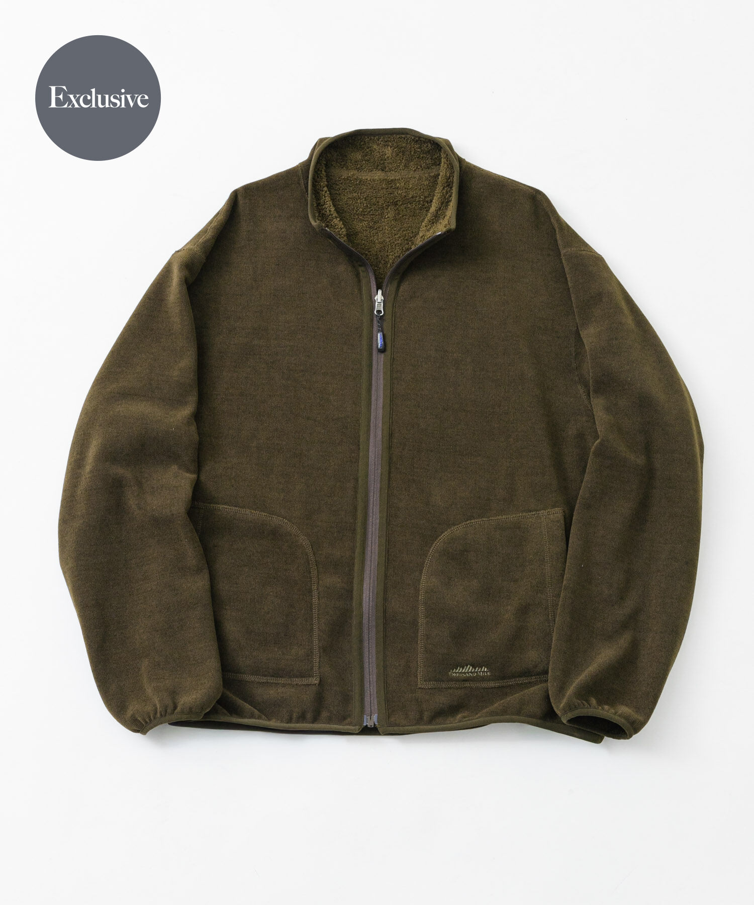 URBAN RESEARCH「『別注』THOUSAND MILE&times;URBAN RESEARCH　REVERSIBLE  BLOUSON」|ブルゾン・スタジャン|カーキ