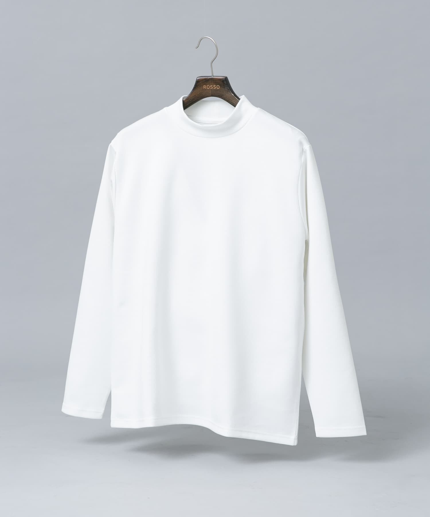 URBAN RESEARCH ROSSO「ハイパフォーマンスSTANDARDモックネックTシャツ」|Tシャツ・カットソー|ホワイト