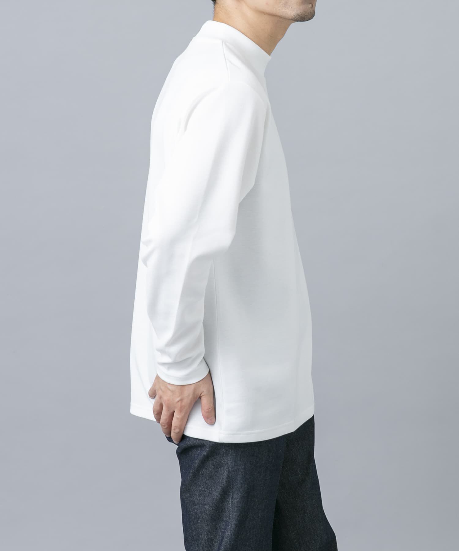 URBAN RESEARCH ROSSO「ハイパフォーマンスSTANDARDモックネックTシャツ」|Tシャツ・カットソー|