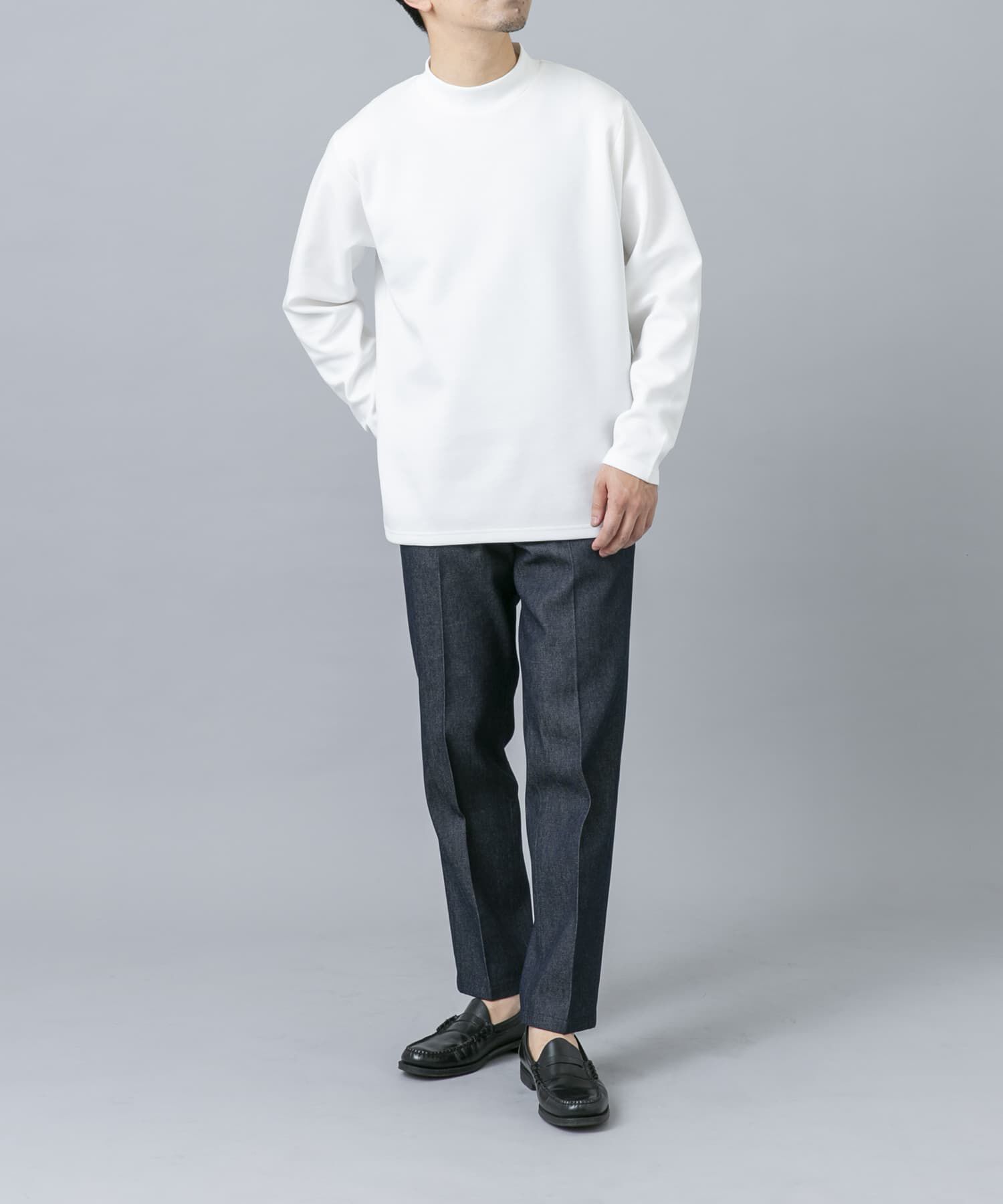 URBAN RESEARCH ROSSO「ハイパフォーマンスSTANDARDモックネックTシャツ」|Tシャツ・カットソー|