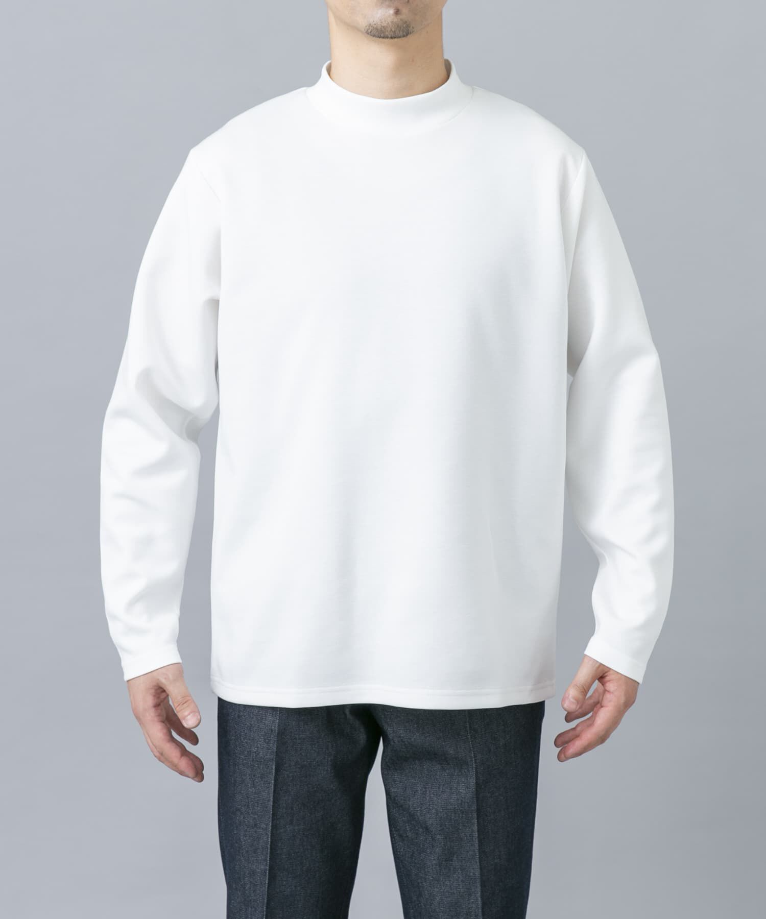 URBAN RESEARCH ROSSO「ハイパフォーマンスSTANDARDモックネックTシャツ」|Tシャツ・カットソー|