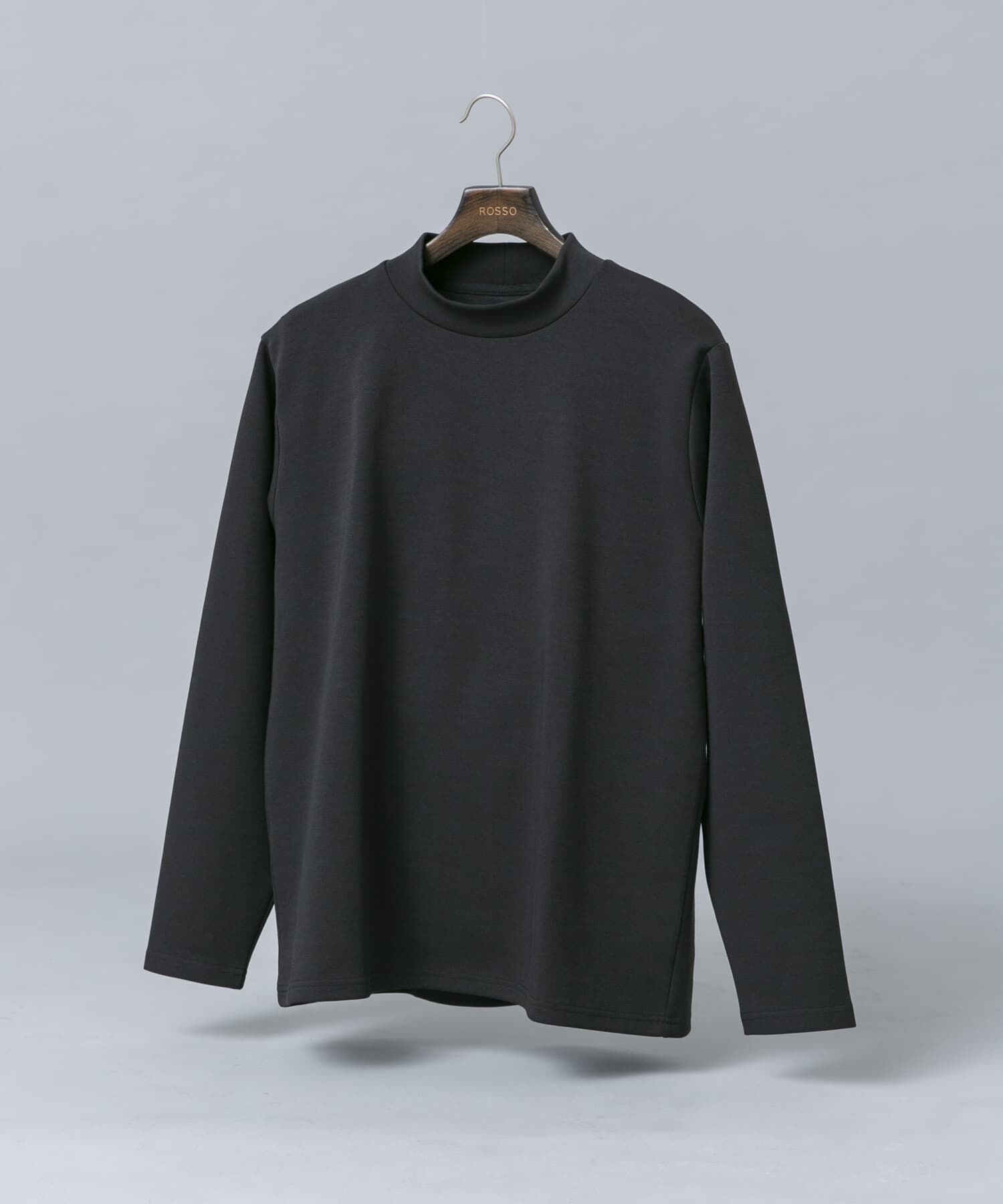 URBAN RESEARCH ROSSO「ハイパフォーマンスSTANDARDモックネックTシャツ」|Tシャツ・カットソー|ブラック