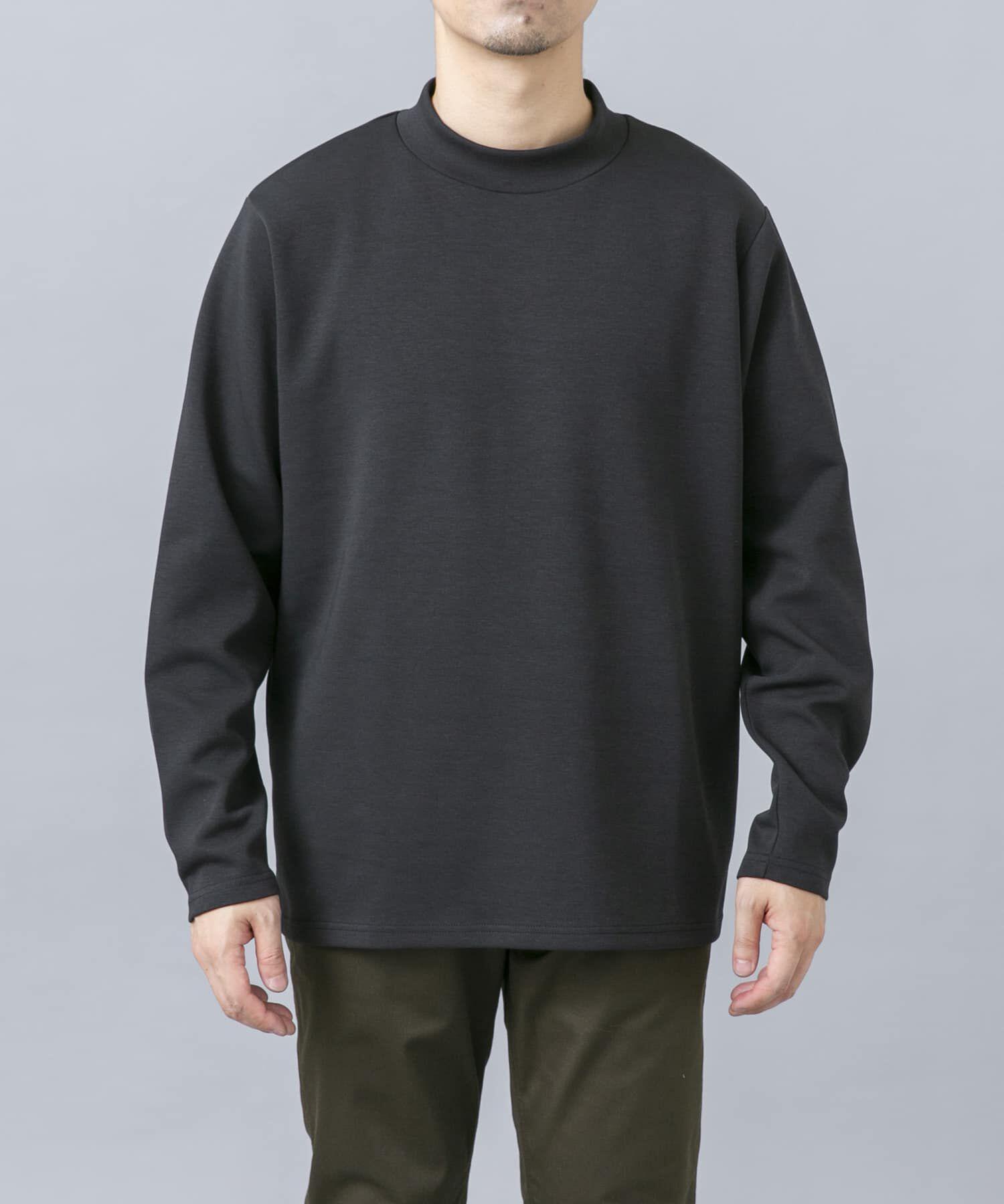 URBAN RESEARCH ROSSO「ハイパフォーマンスSTANDARDモックネックTシャツ」|Tシャツ・カットソー|