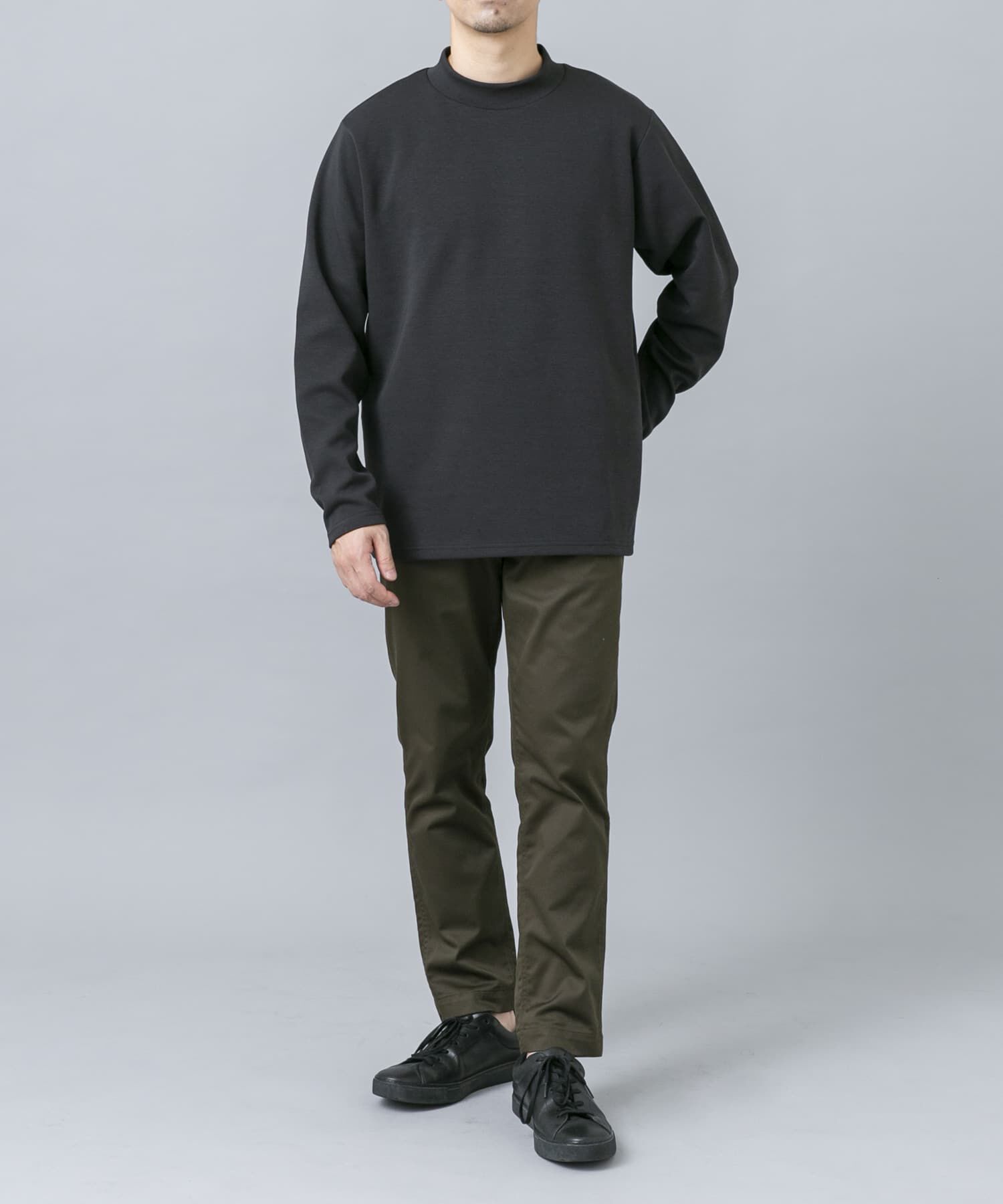URBAN RESEARCH ROSSO「ハイパフォーマンスSTANDARDモックネックTシャツ」|Tシャツ・カットソー|