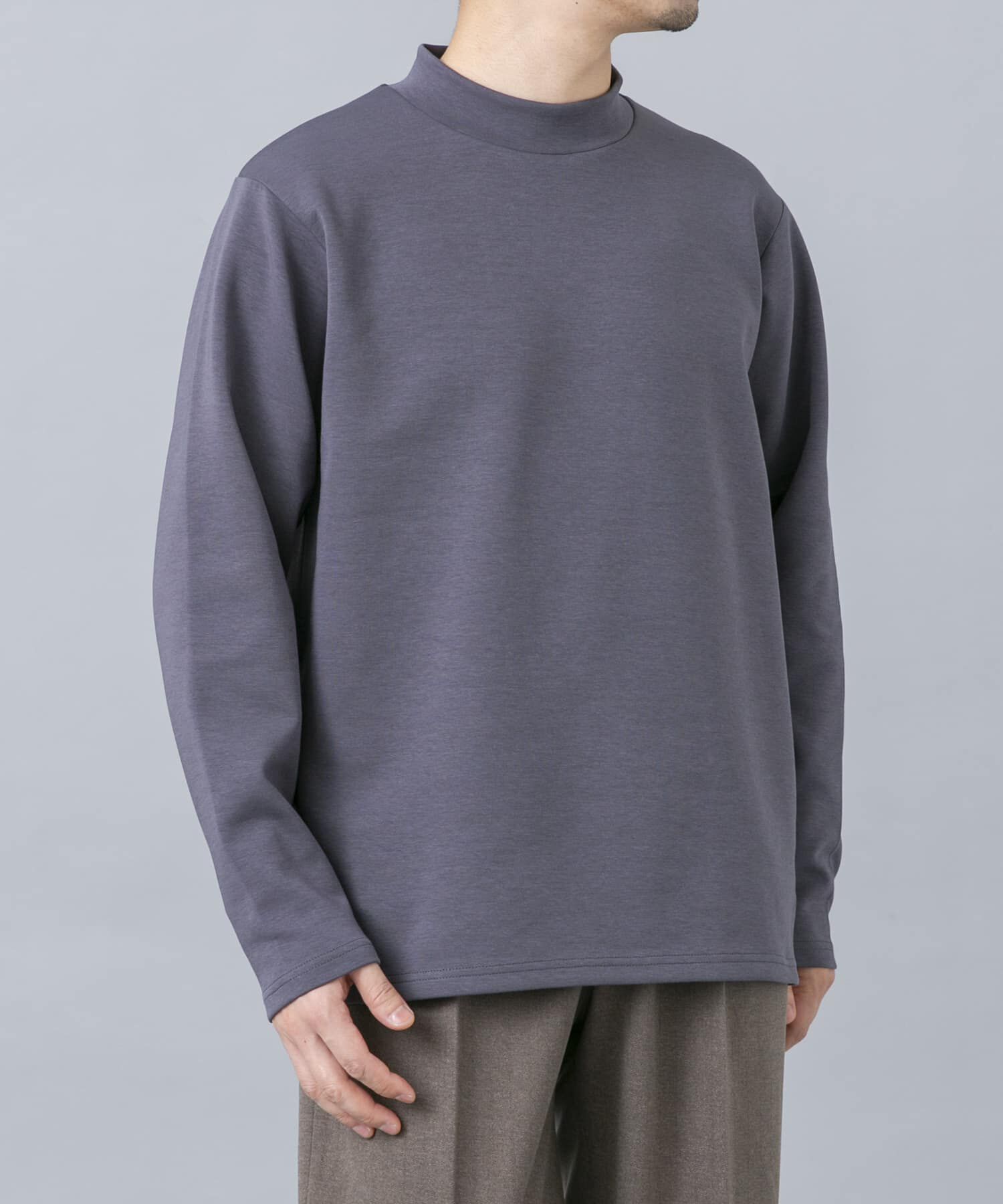 URBAN RESEARCH ROSSO「ハイパフォーマンスSTANDARDモックネックTシャツ」|Tシャツ・カットソー|