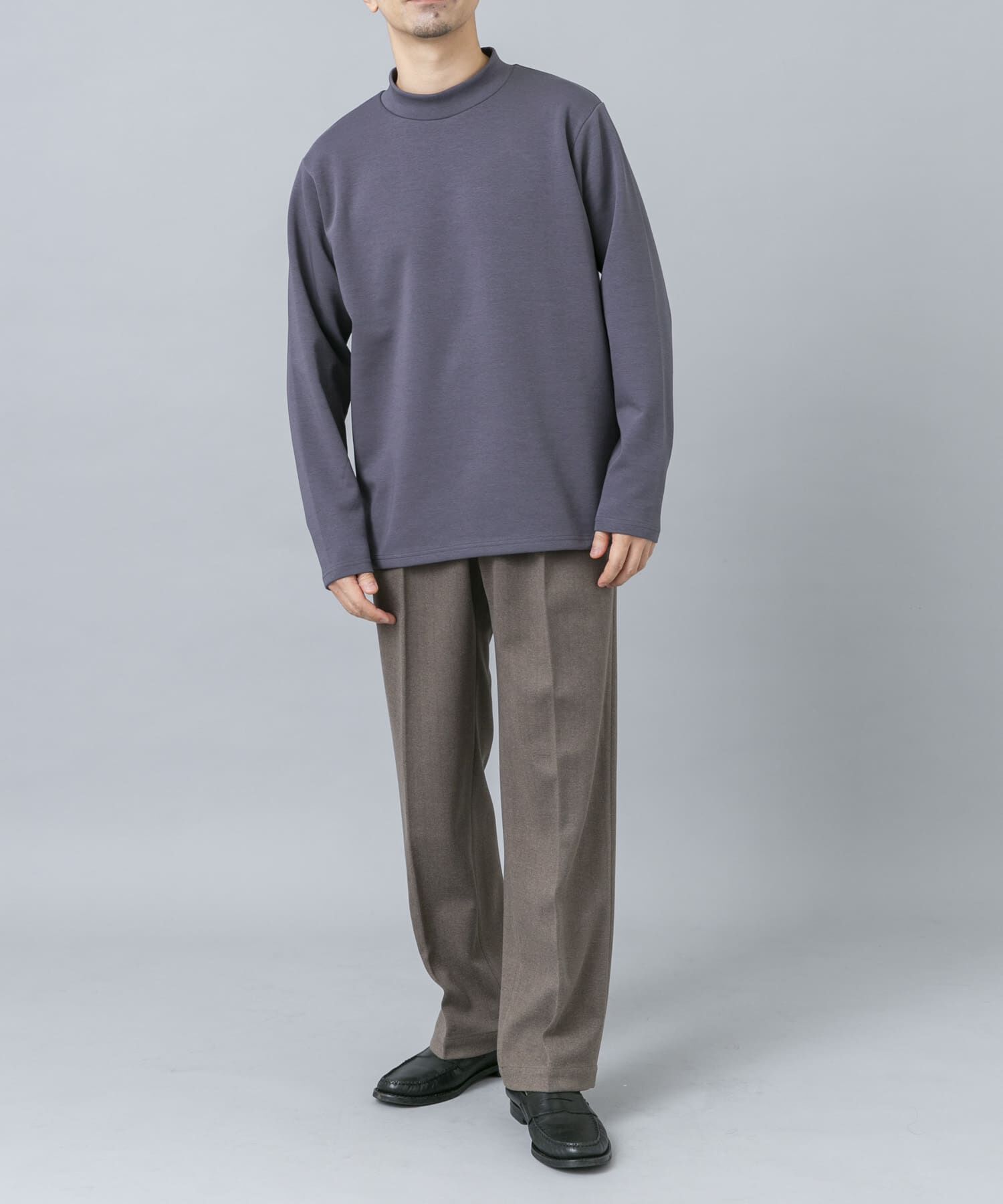 URBAN RESEARCH ROSSO「ハイパフォーマンスSTANDARDモックネックTシャツ」|Tシャツ・カットソー|