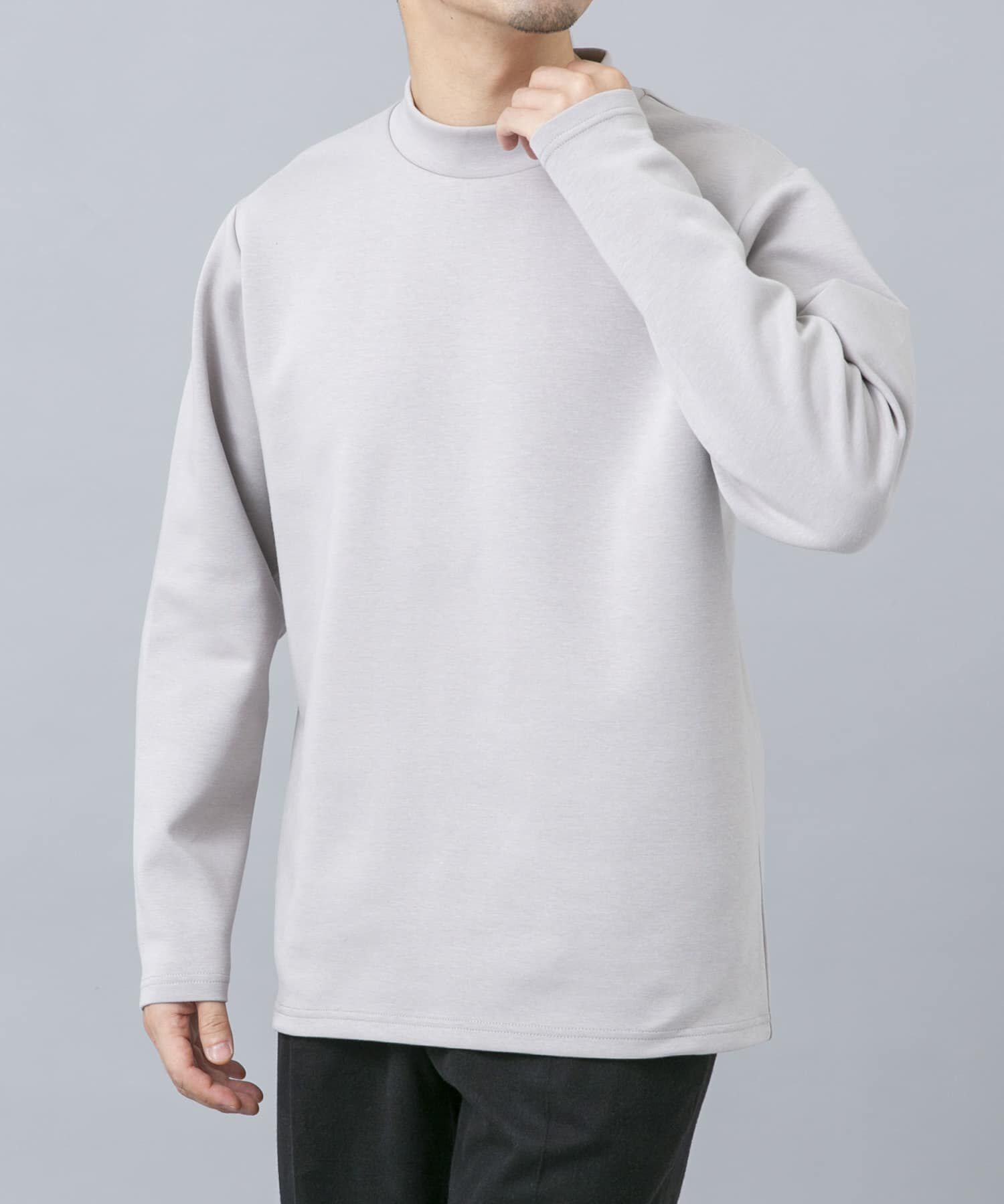 URBAN RESEARCH ROSSO「ハイパフォーマンスSTANDARDモックネックTシャツ」|Tシャツ・カットソー|