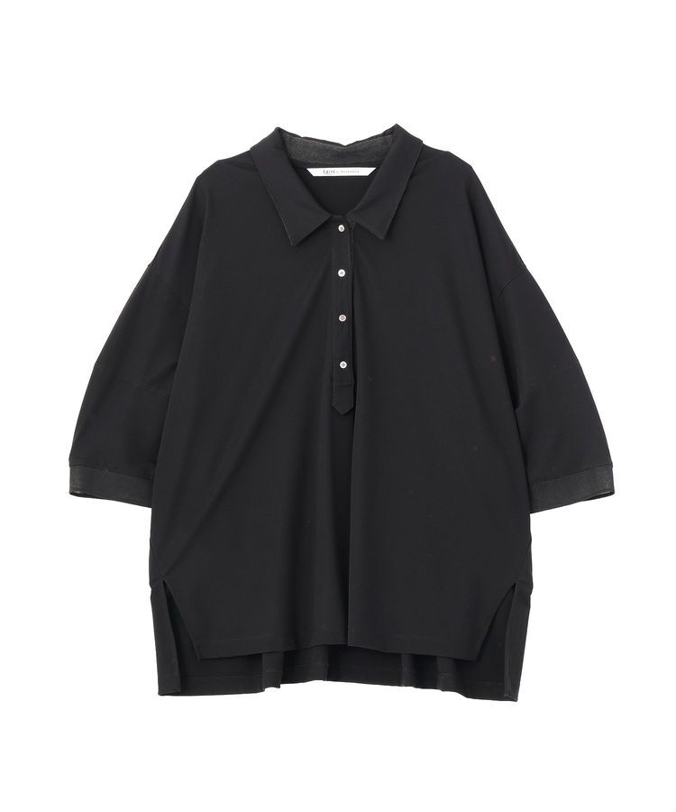Editt by YECCA VECCA「袖口シアーポロカットソー」|Tシャツ・カットソー|