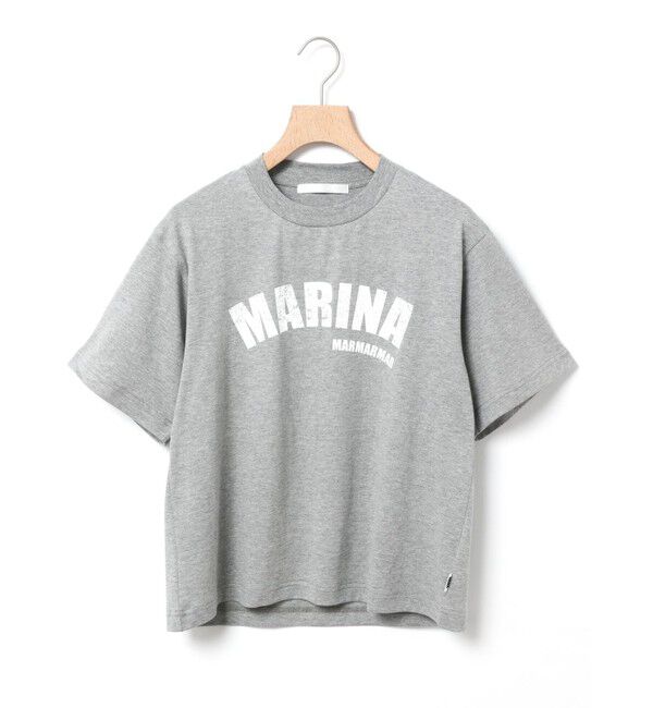 MARMARMAR「MARMARMAR プリントT(MARINA)」|Tシャツ・カットソー|グレー