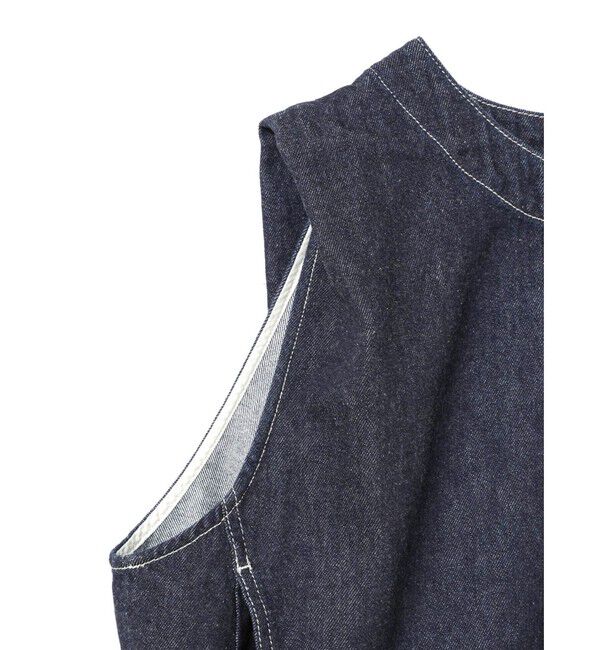 mizuiro ind「mizuiro ind デニムベスト(ONEWASH)」|ベスト・ジレ|
