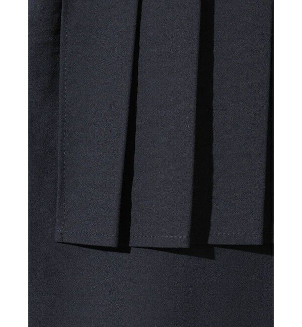 MIDIUMISOLID「MIDIUMISOLID for Ladies ノースリーブアシンメトリープリーツシャツ」|シャツ・ブラウス|