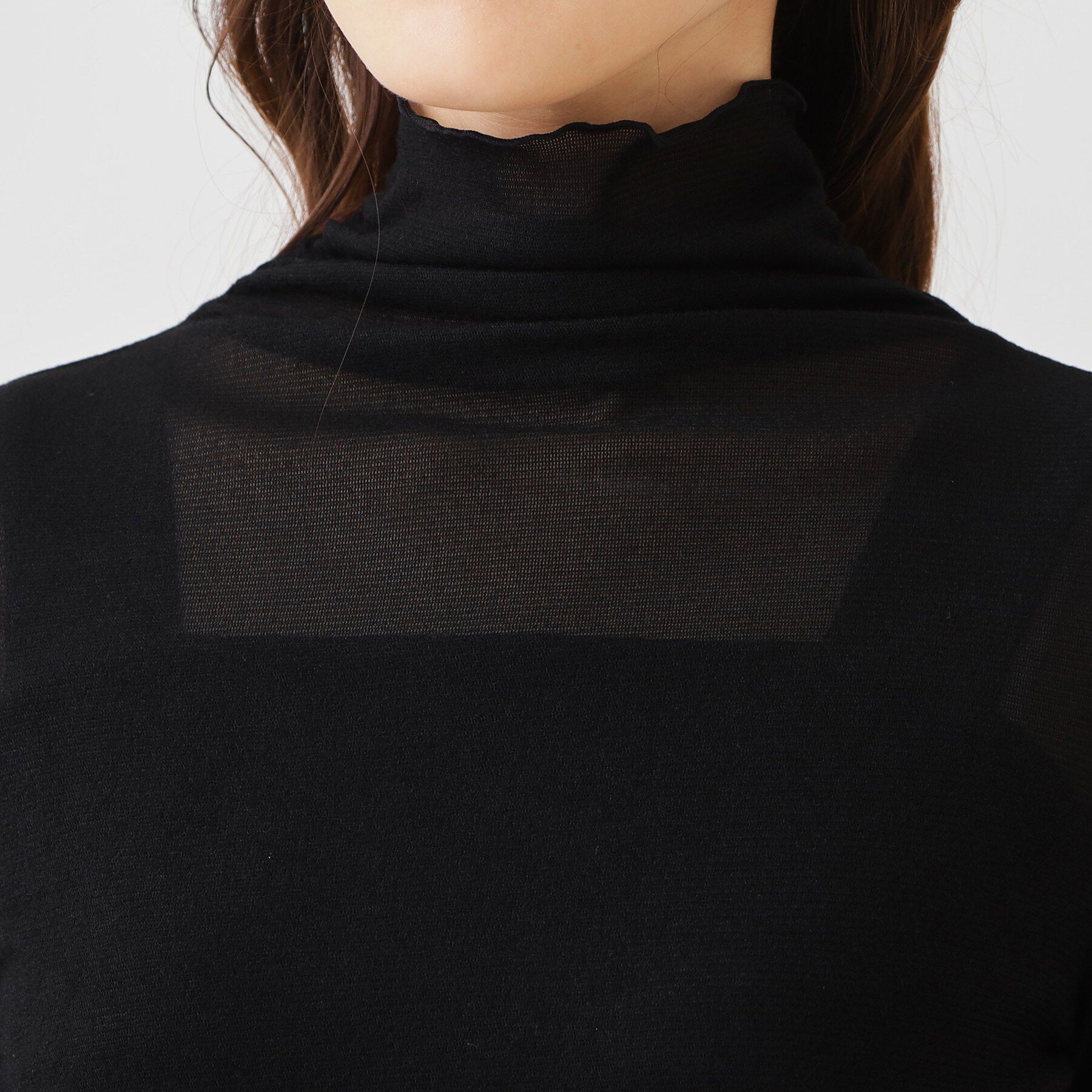 COUP DE CHANCE「【手洗い可／日本製】ハイネックシアーカットソー」|Tシャツ・カットソー|