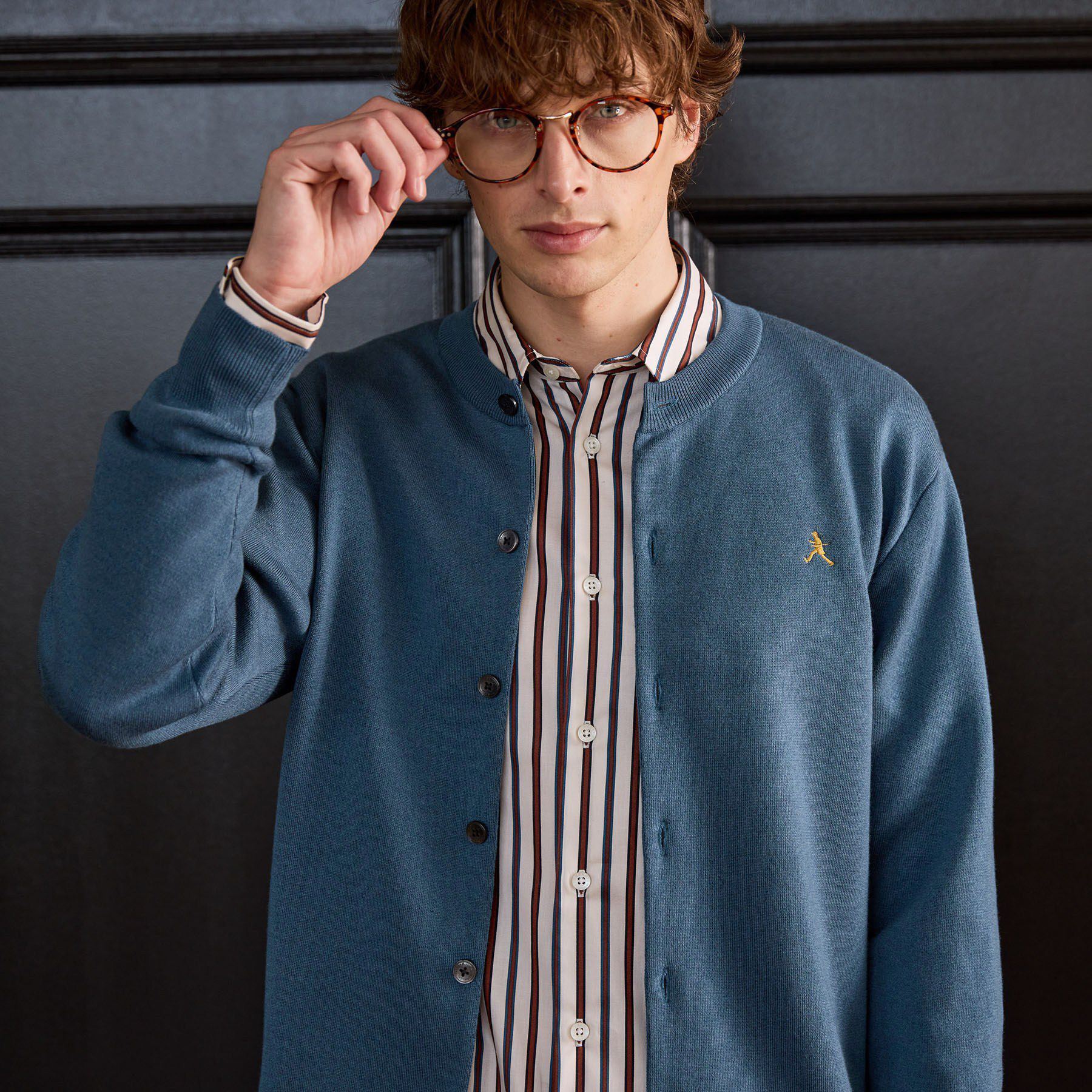 TAKEO KIKUCHI「【BOWLER HAT LABEL】日本製クルーネックカーディガン」|カーディガン|