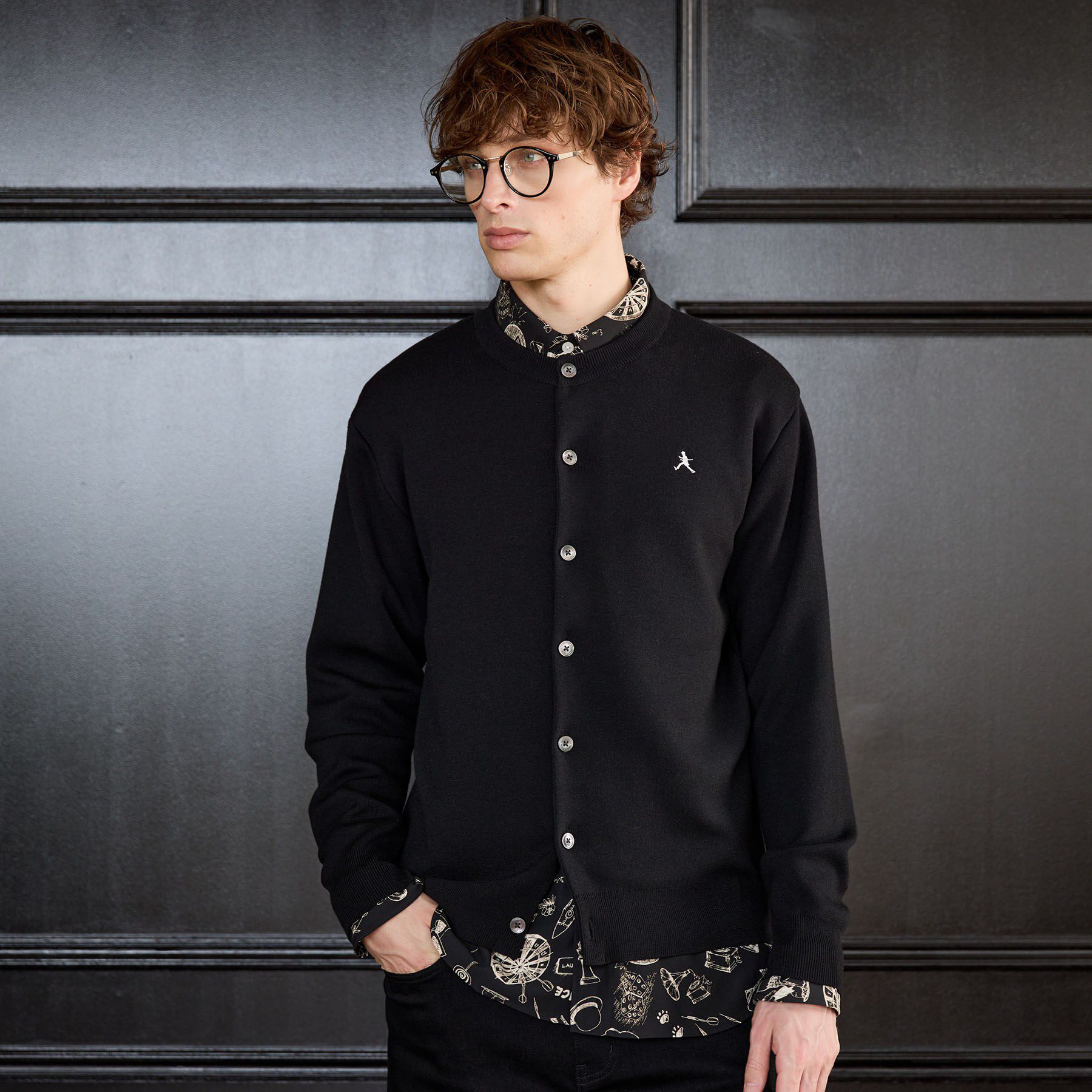 TAKEO KIKUCHI「【BOWLER HAT LABEL】日本製クルーネックカーディガン」|カーディガン|