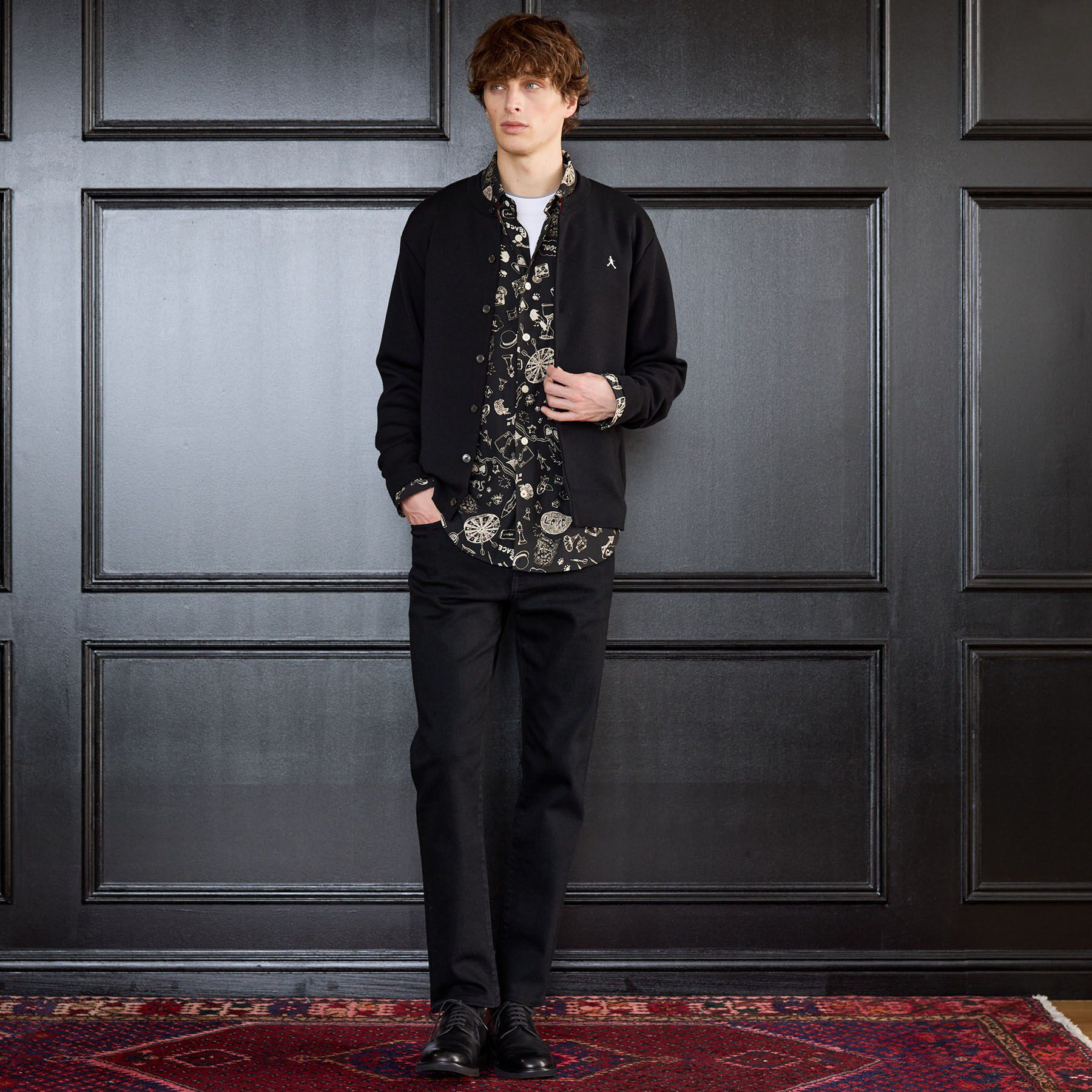 TAKEO KIKUCHI「【BOWLER HAT LABEL】日本製クルーネックカーディガン」|カーディガン|