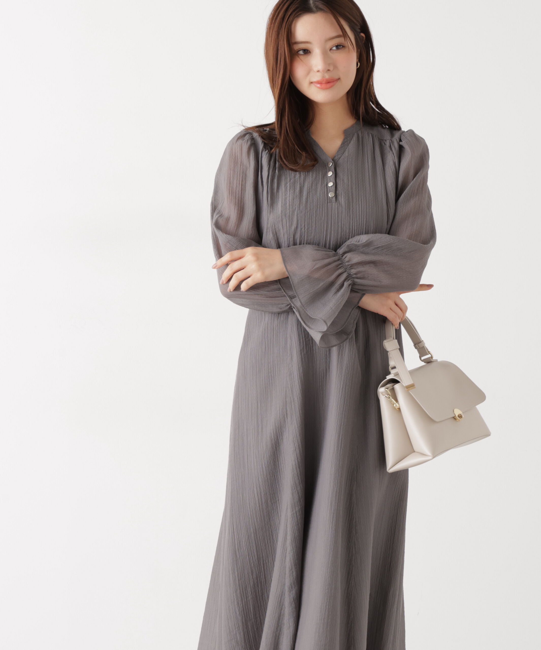 PROPORTION BODY DRESSING「バックレースアップレディワンピース　26SS」|ワンピース|