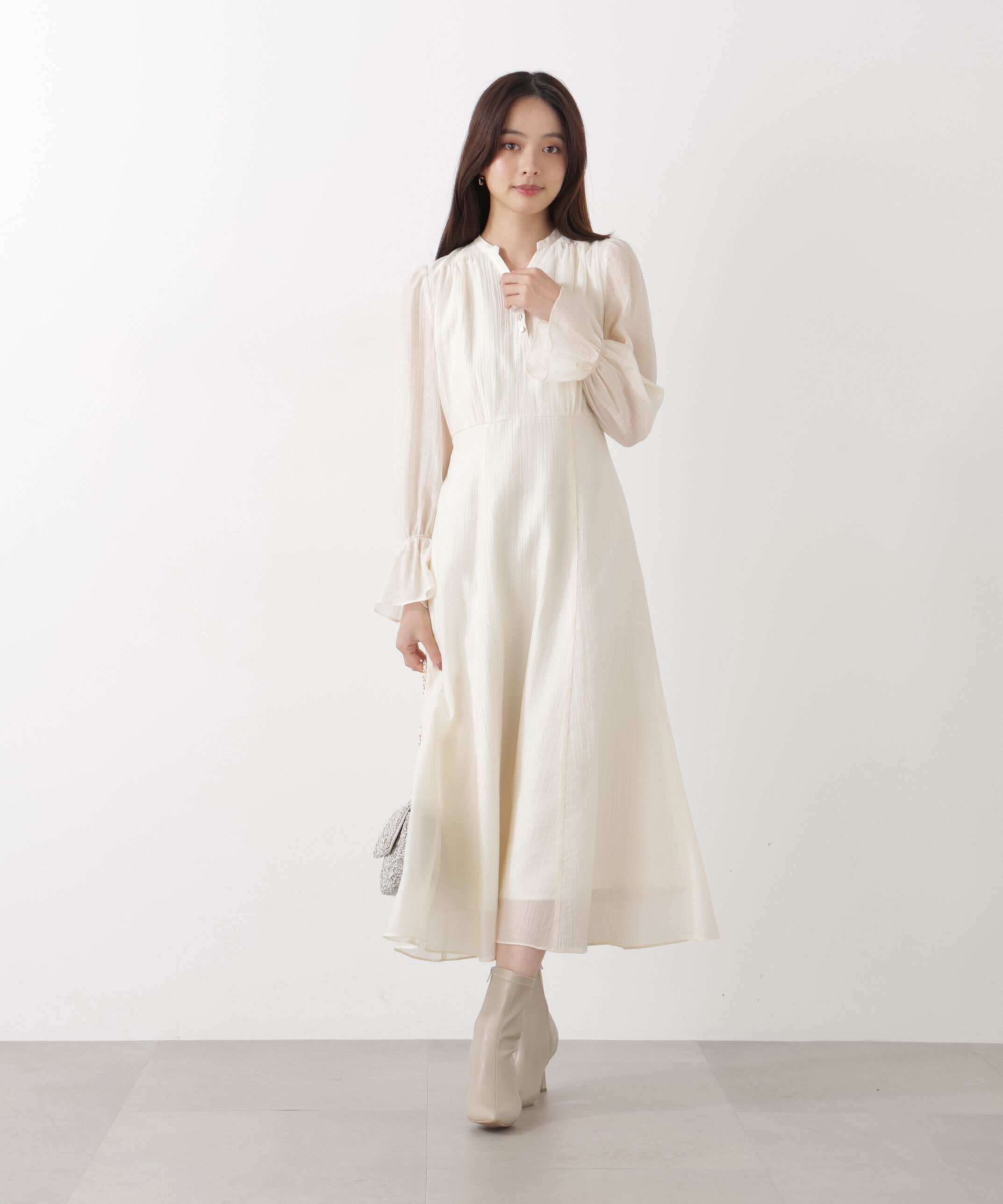 PROPORTION BODY DRESSING「バックレースアップレディワンピース　26SS」|ワンピース|