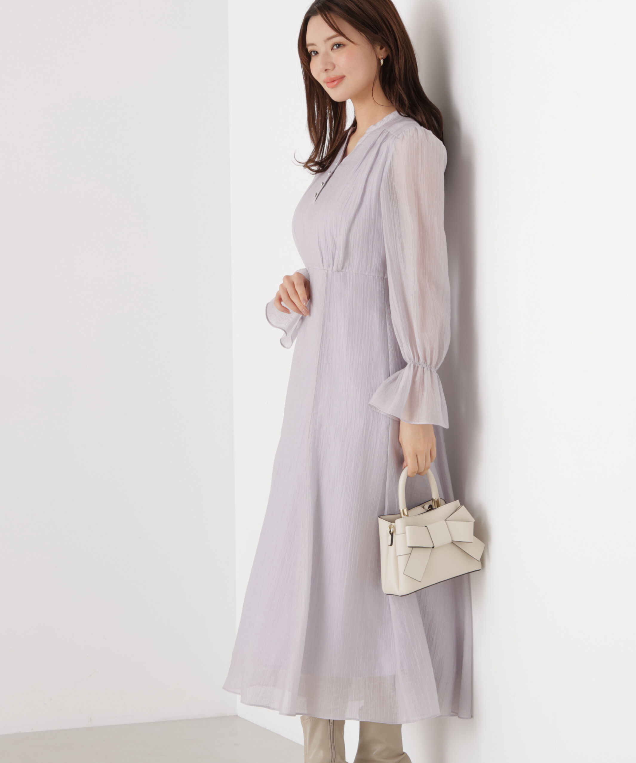 PROPORTION BODY DRESSING「バックレースアップレディワンピース　26SS」|ワンピース|