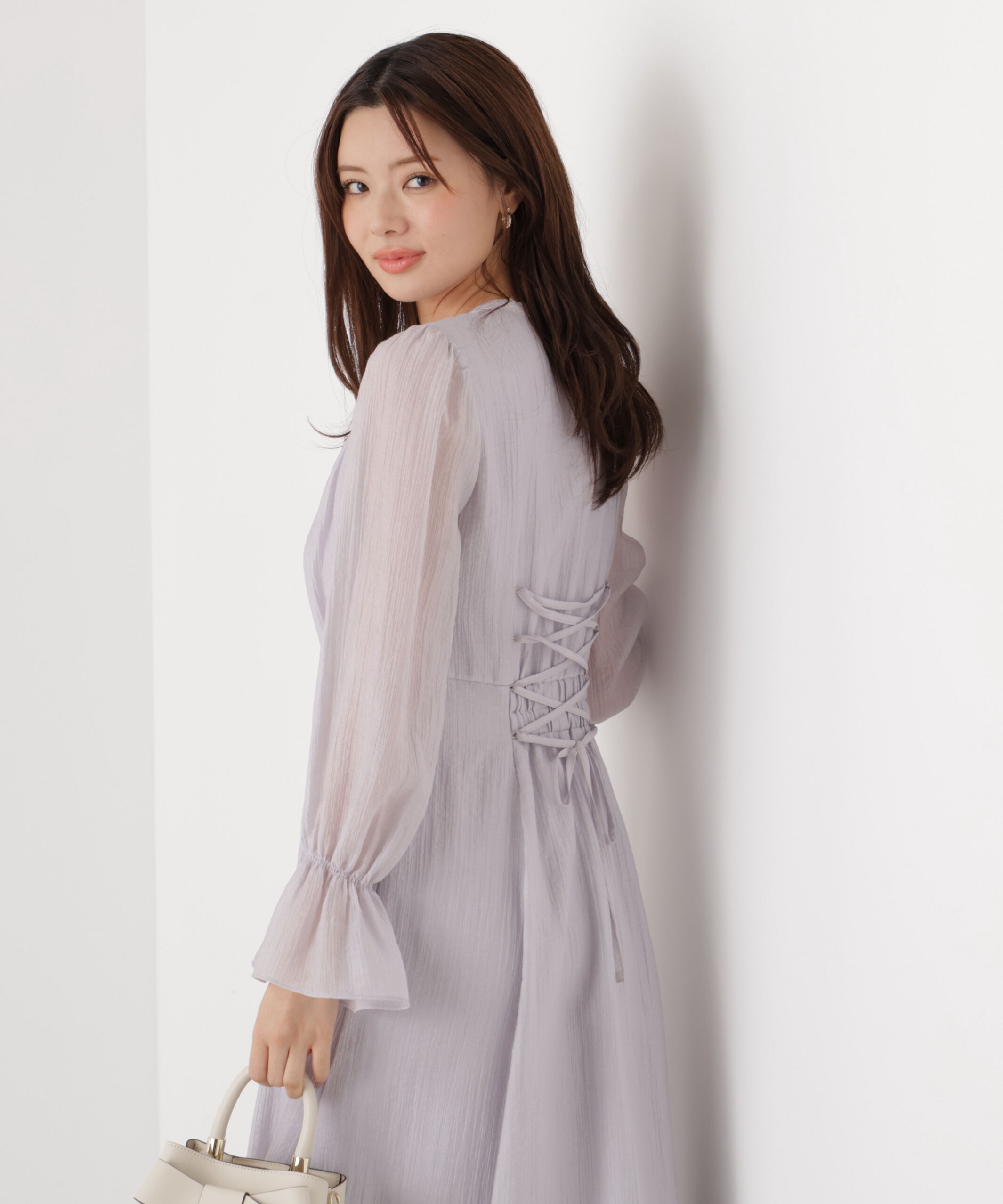 PROPORTION BODY DRESSING「バックレースアップレディワンピース　26SS」|ワンピース|