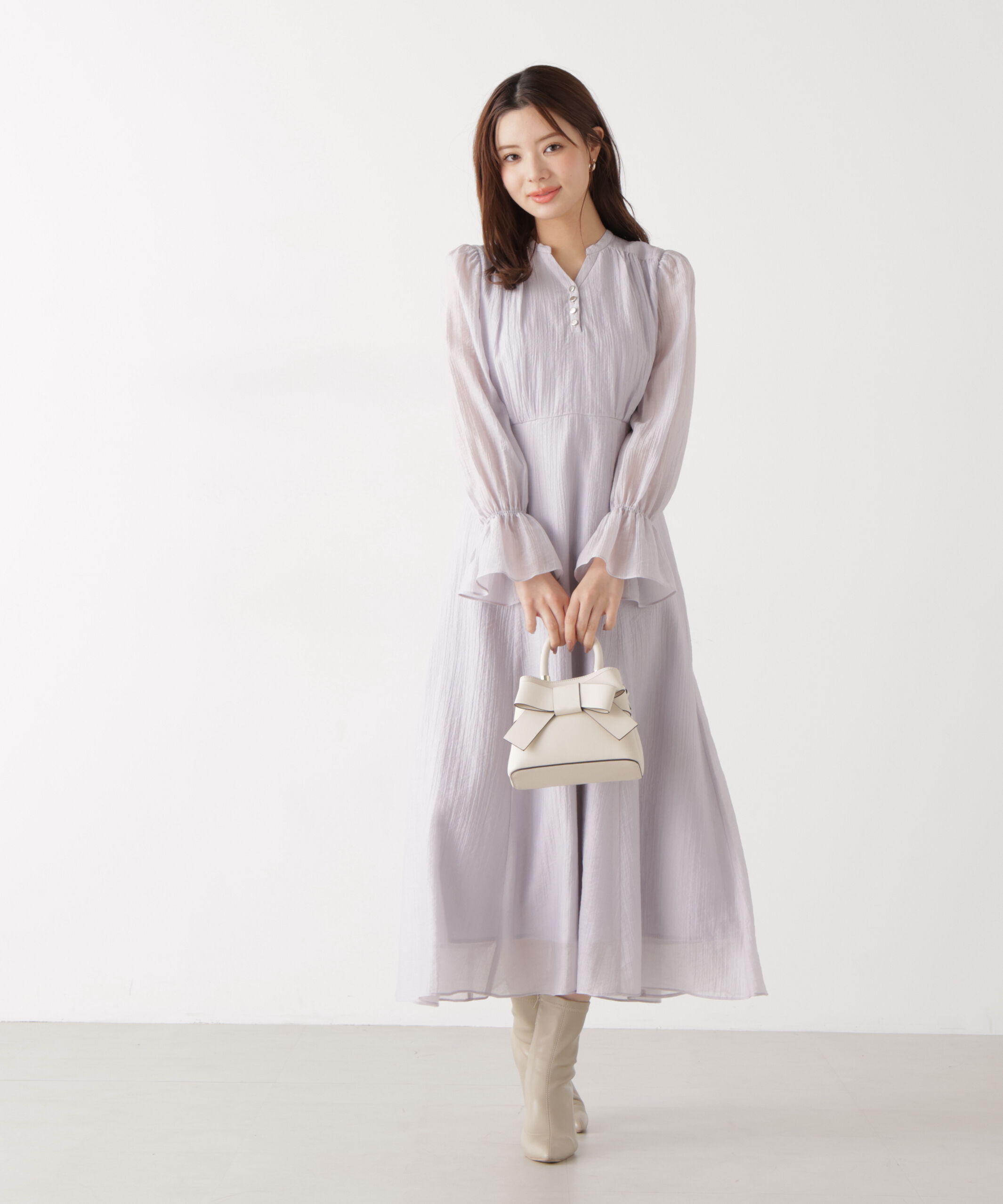 PROPORTION BODY DRESSING「バックレースアップレディワンピース　26SS」|ワンピース|