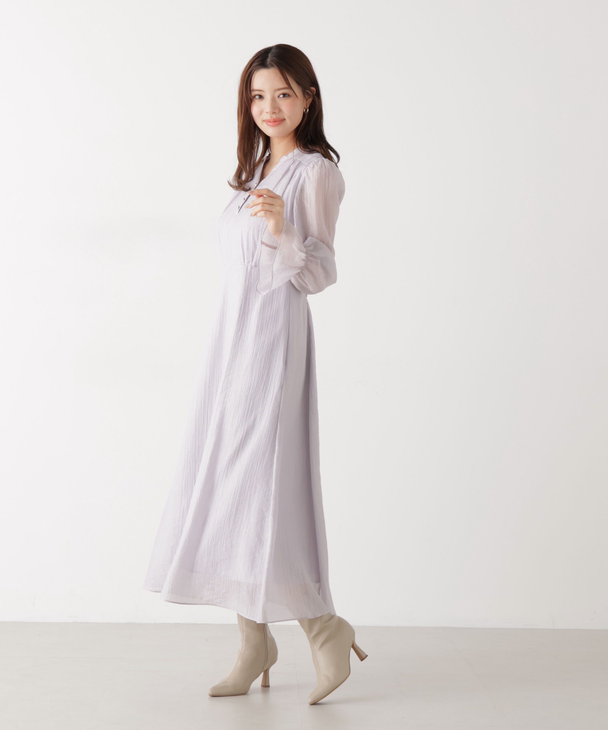 PROPORTION BODY DRESSING「バックレースアップレディワンピース　26SS」|ワンピース|