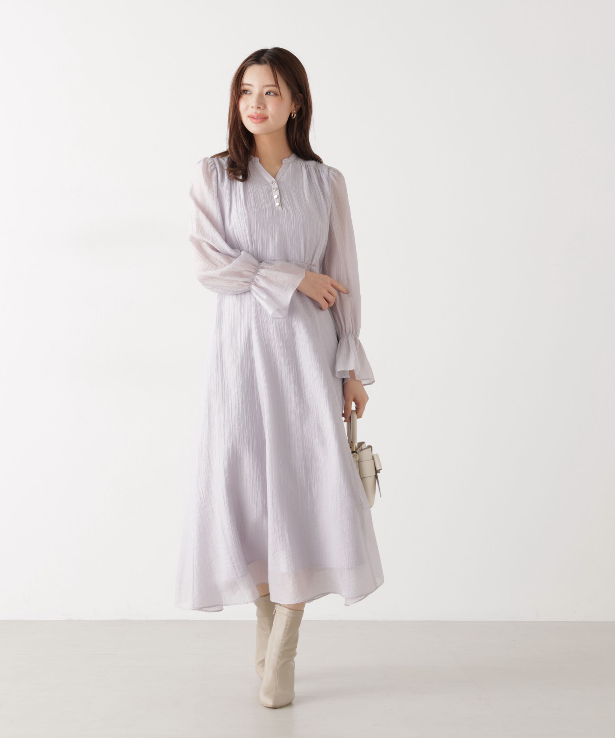 PROPORTION BODY DRESSING「バックレースアップレディワンピース　26SS」|ワンピース|