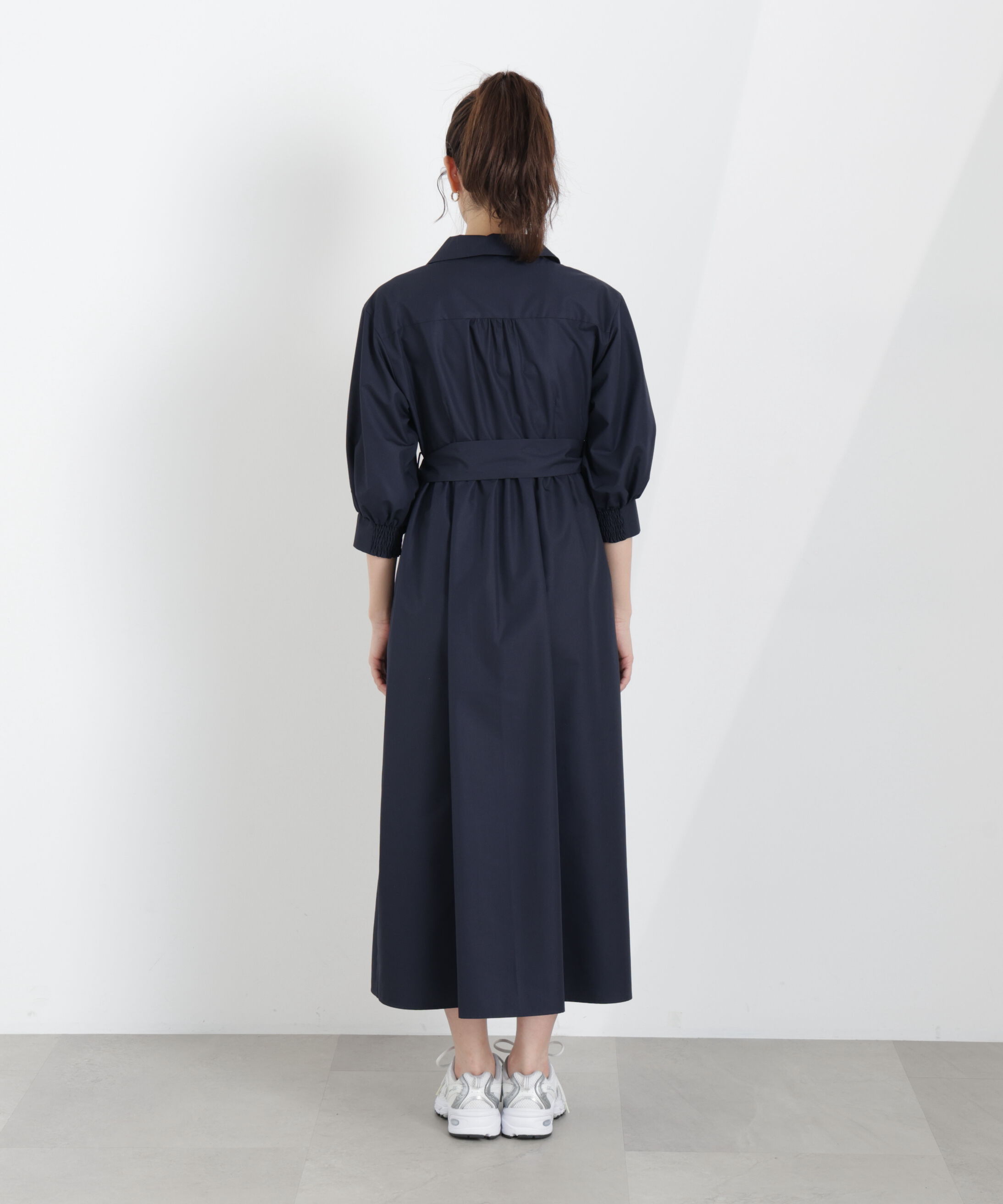 PROPORTION BODY DRESSING「リボン付きシャツワンピース　26SS」|ワンピース|