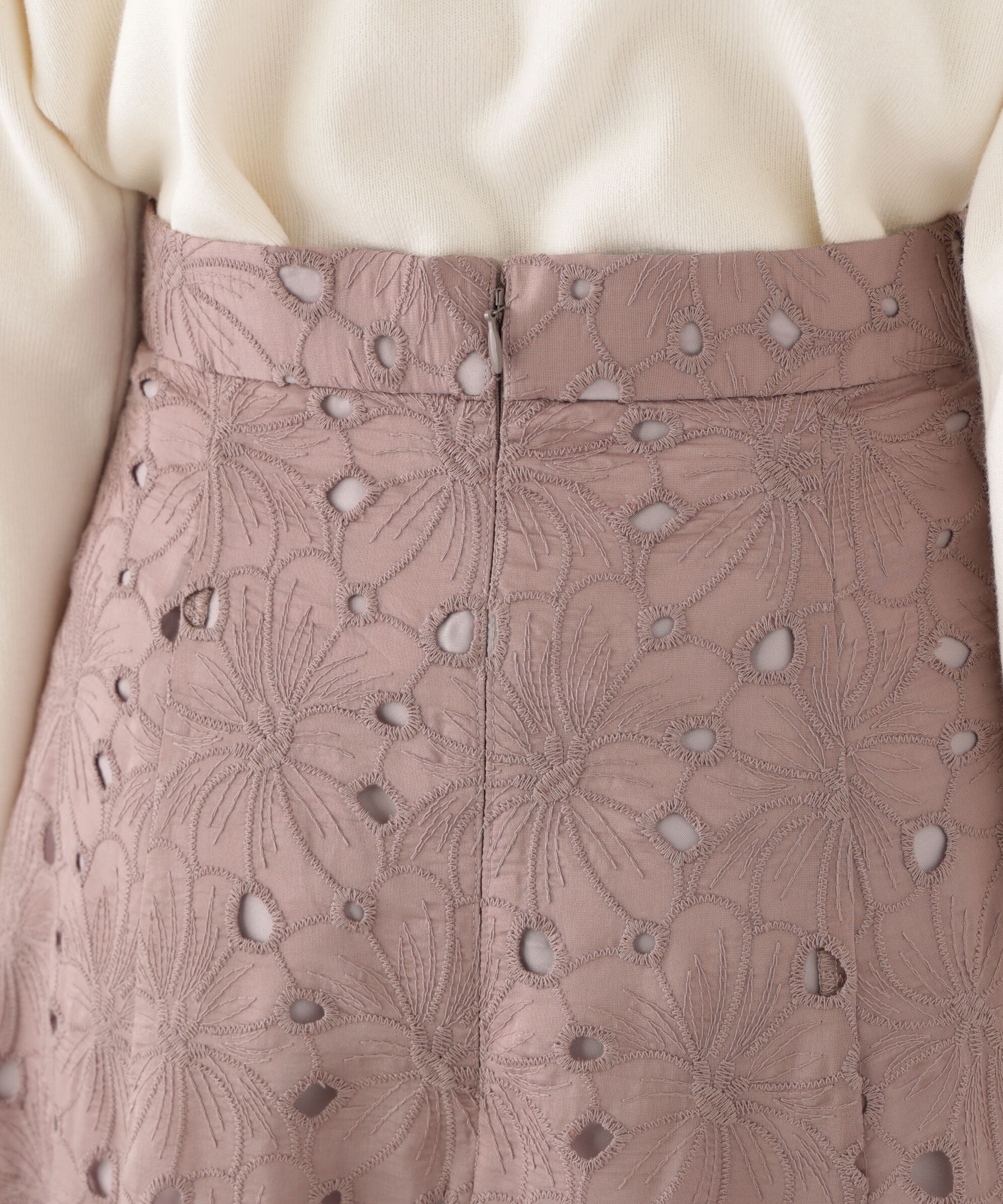 PROPORTION BODY DRESSING「カットワークレーススカート」|スカート|