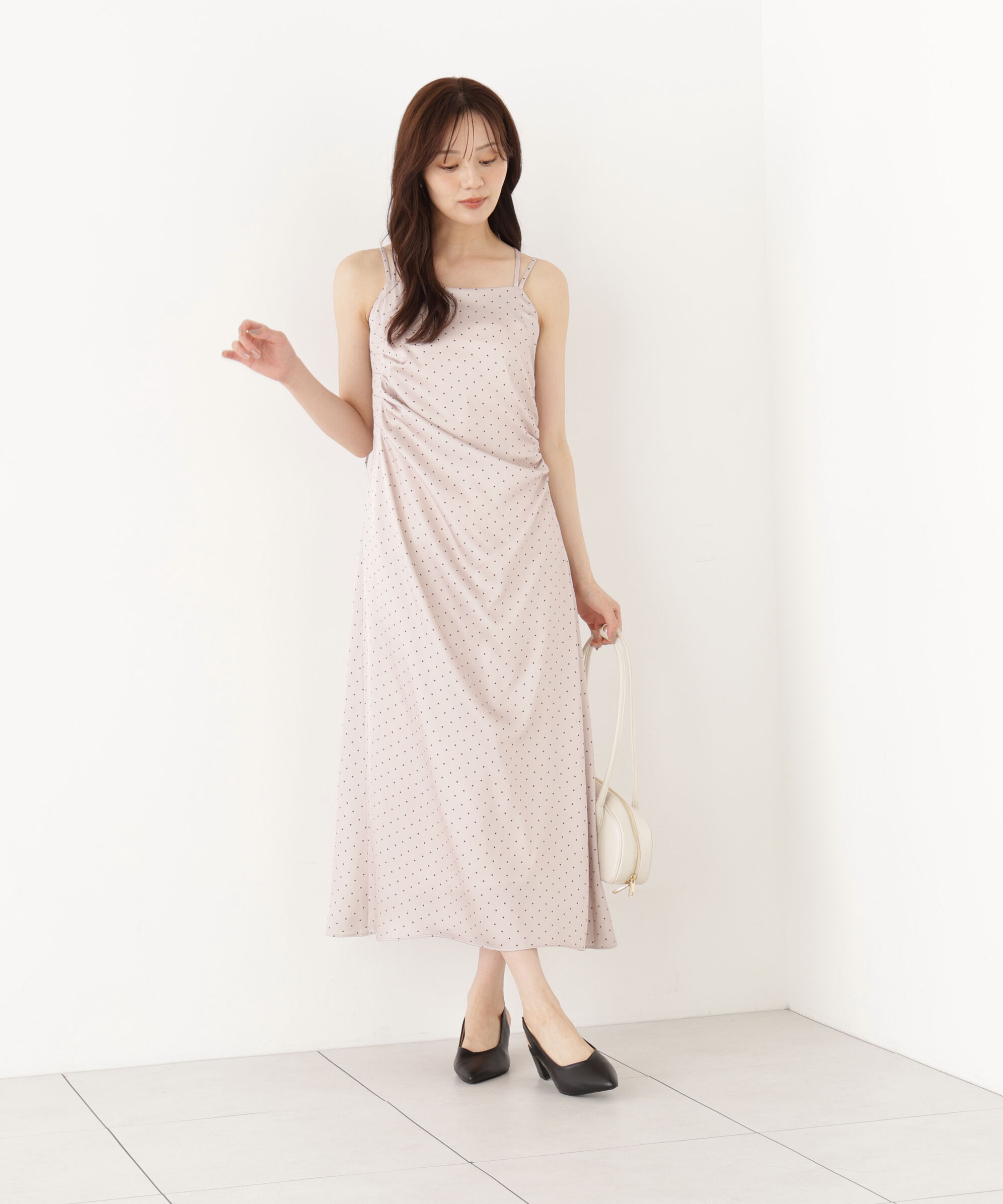 PROPORTION BODY DRESSING「タックキャミワンピース」|ワンピース|