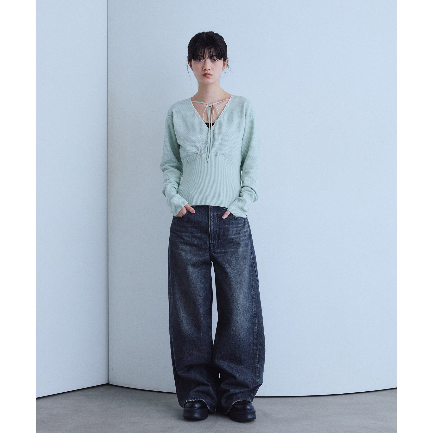CODE A「intimate wrap knit top」|ニット・セーター|