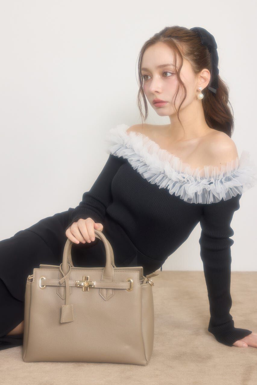 rienda「ベルトデザインカデナバッグ」|その他|L/BRN1
