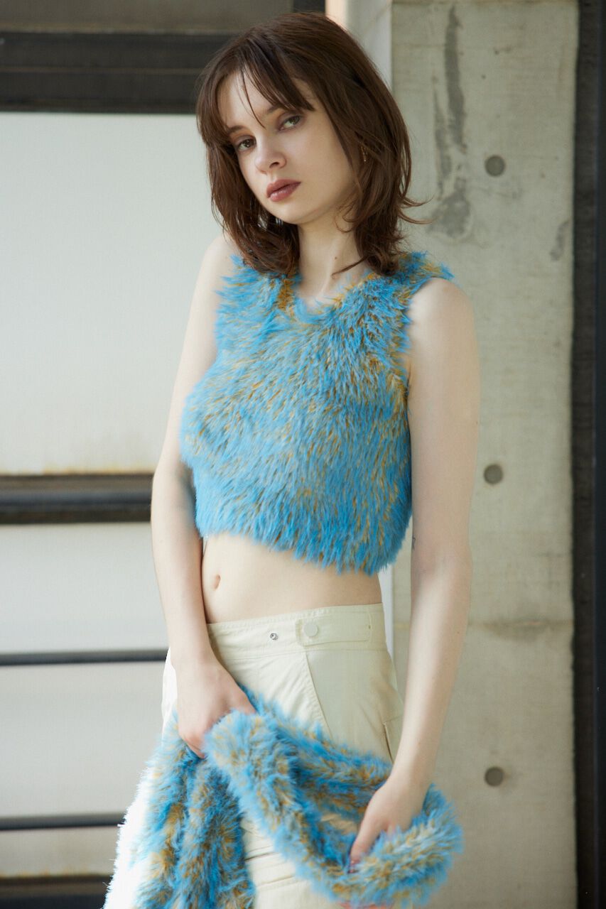 SLY「MIX SHAGGY TANK」|タンクトップ|