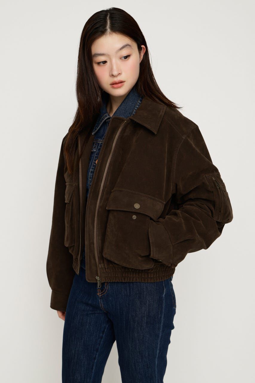 SLY「WASHED PUFFER SHORT ブルゾン」|ブルゾン・スタジャン|
